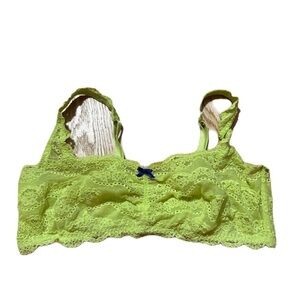 Victoria’s Secret Sexy Little Things Lacey Green Bralette Large NEW